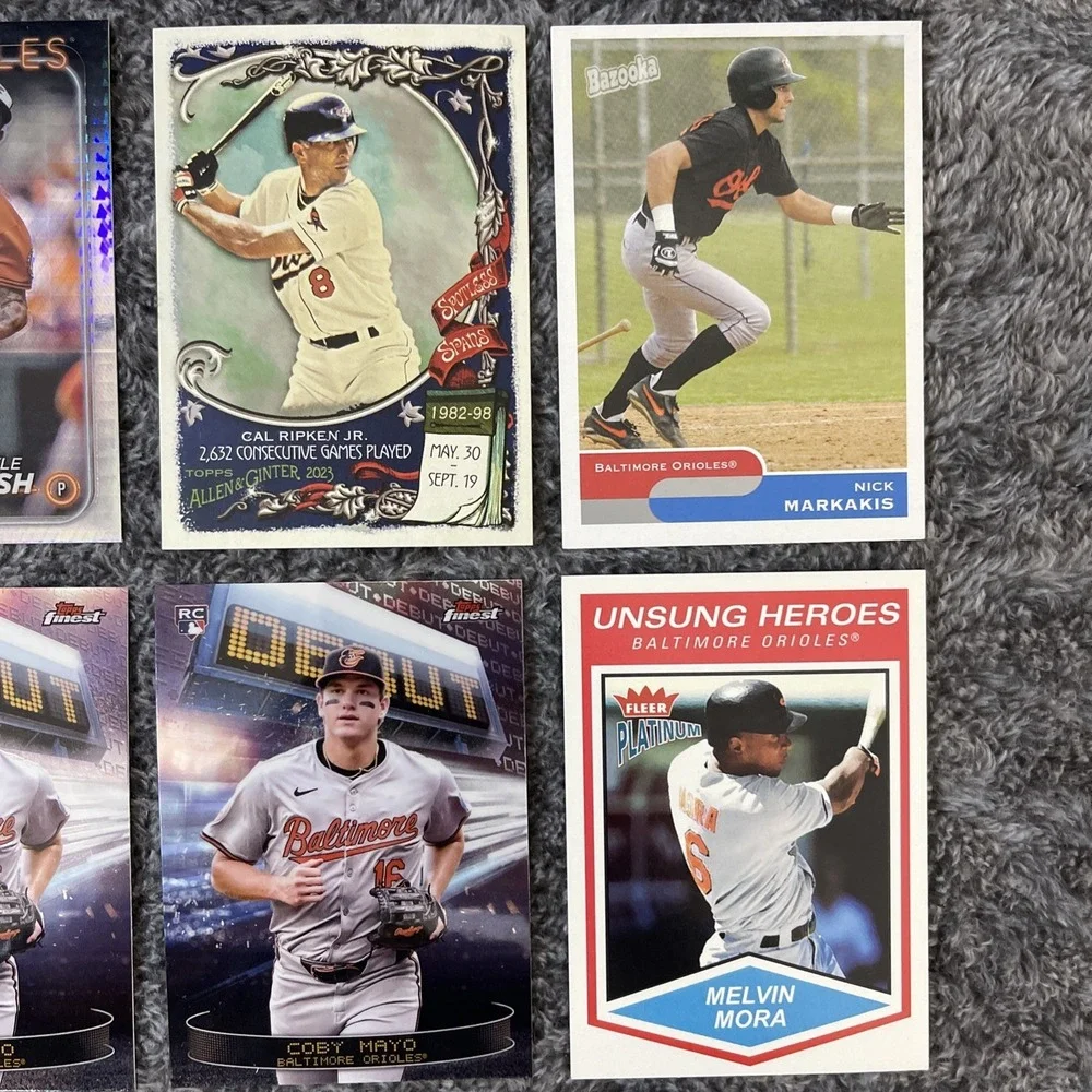 Baltimore Orioles Baseball 23 Card‎ Lot